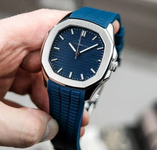 Nautilus Sports Watch – Premium Rubber Strap Watch for Men | Blue, grey, silver & Brown. - CASSxClassWatchNautilus Sports Watch – Premium Rubber Strap Watch for Men | Blue, grey, silver & Brown.greyNautilus Sports Watch – Premium Rubber Strap Watch for Men | Blue, grey, silver & Brown.