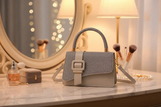 Shimmer Glitter Mini Handbag – Luxury Crossbody Bag with Gold Hardware - CASSxClassHandbagShimmer Glitter Mini Handbag – Luxury Crossbody Bag with Gold HardwareVanity Lifestyle